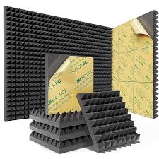 12 Pack Pyramid Sound Proof Foam Panels