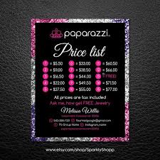 Paparazzi Price List 8x10 Price List For Paparazzi