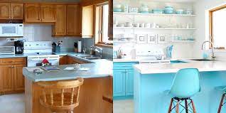 Some homes simply have small kitchens. 13 Clever Kitchen Makeovers Kitchen Renovation Ideas