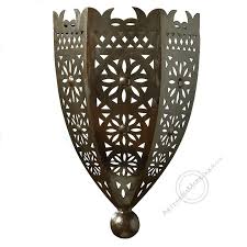 Sheet Metal Medieval Wall Sconce Style