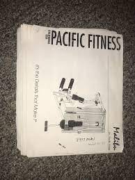 manual only for pacific fitness malibu