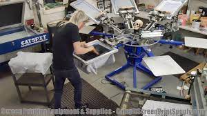 screen printing rotary presses how