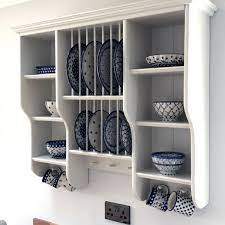 Wooden Plate Racks Wall Mounted Plate