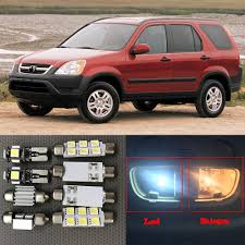 Us 9 81 10 Off 9pcs Canbus White Car Led Light Bulbs Interior Kit For 2002 2006 Honda Cr V Replacement Map Dome Trunk Cargo License Plate Lamp In