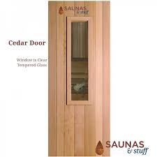 Ada Cedar Sauna Room Door With Window