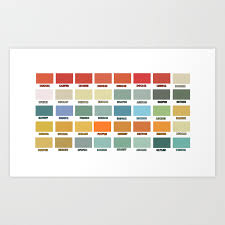 Vintage Colors With Hex Codes Color