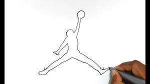 Learn how to draw lakers logo pictures using these outlines or print 596x842 learn how to draw golden state warriors logo (nba) step by step. How To Draw The Jordan Logo Youtube