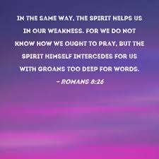 romans 8 26 in the same way the spirit