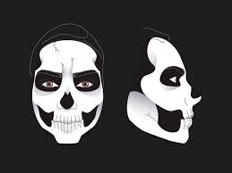 skull face paint tutorial by vanessa