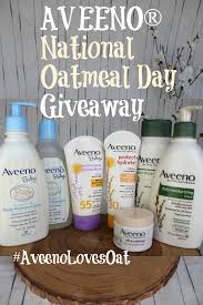 giveaway aveeno national oatmeal day