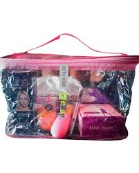 clear makeup pouch in stan