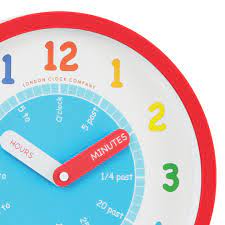 Tell The Time Kids Wall Clock Close