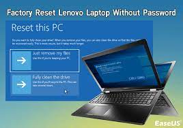 factory reset lenovo laptop without