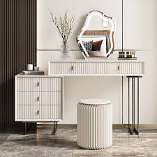 modern vanity table with led lighting