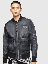 Aviator Jacket In Aged Leather
