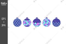 Christmas Balls Vector Graphic By Sashica Designs Creative Fabrica
