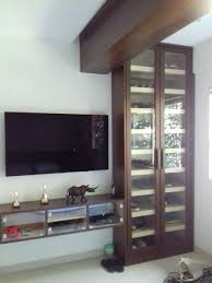 wall mount tv unit design laminate finish