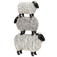 Design Toscano Ql1502 Stacked Sheep Spirit Animal Statue
