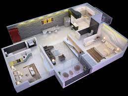 25 more 2 bedroom 3d floor plans