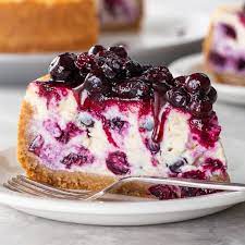 Cheese Blueberry Cake gambar png