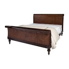 Couples with separate sleeping needs/wants. Caned Regency Sleigh California King Bed For Sale At 1stdibs