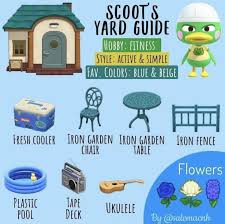 Scoot S Yard Guide Animal Crossing