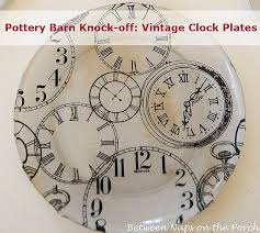Pottery Barn Clock Plates Make Your