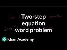 Linear Equation Word Problem Linear