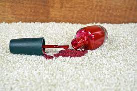 how to get out nail polish from carpet