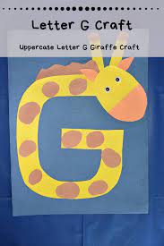 uppercase letter g craft for pre
