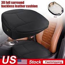 Black Car Seat Cover Pu Leather 3d