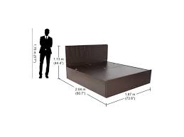 squadro king size bed with storage
