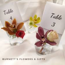 Bubble Table Number Centerpiece Wedding