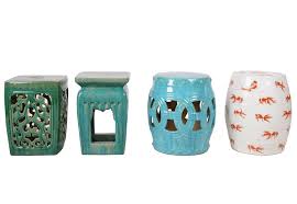 Group Of Four Chinese Ceramic Garden Seats