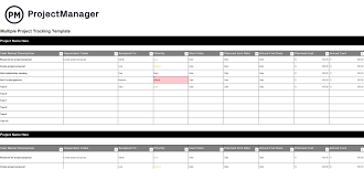 multiple project tracking template