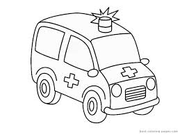 Kids use lego ambulances in their toys. Ambulance 136860 Transportation Printable Coloring Pages