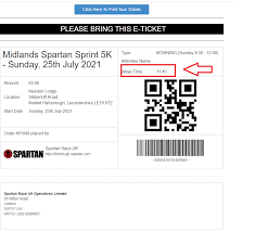 start time and barcode spartan race uk