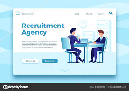 Recruitment Agency Business Employment Landing Page