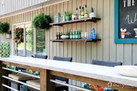 Diy Deck Bar On A Budget