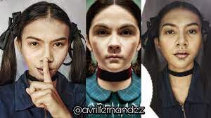 esther from orphan make up