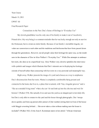 sample research paper essay  
