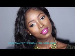 easy makeup tutorial for dark skin