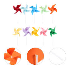 lawn windwill diy pinwheel toy