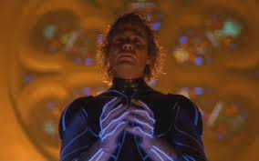A simple man is turned into a genius through the application of computer science. The Lawnmower Man 1992 Jeff Fahey Pierce Brosnan Jenny Wright Geoffrey Lewis Movie Review