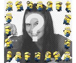 free picture frame with the minions to