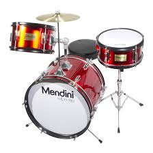 mendini 3 piece junior drum kit