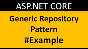 generic repository pattern in asp net