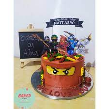 BAKED by Aina - Ninjago Themed Cake for Matt Aero!...
