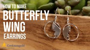 how to make erfly wing earrings
