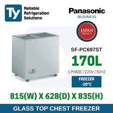 Glass Icecream Chest Display Freezer 170l